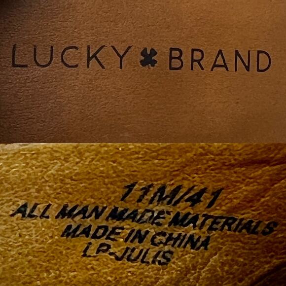 Lucky Brand Julis Ankle Strap 4" Stiletto High-Heel Sandals size 11 M Black - Picture 10 of 11